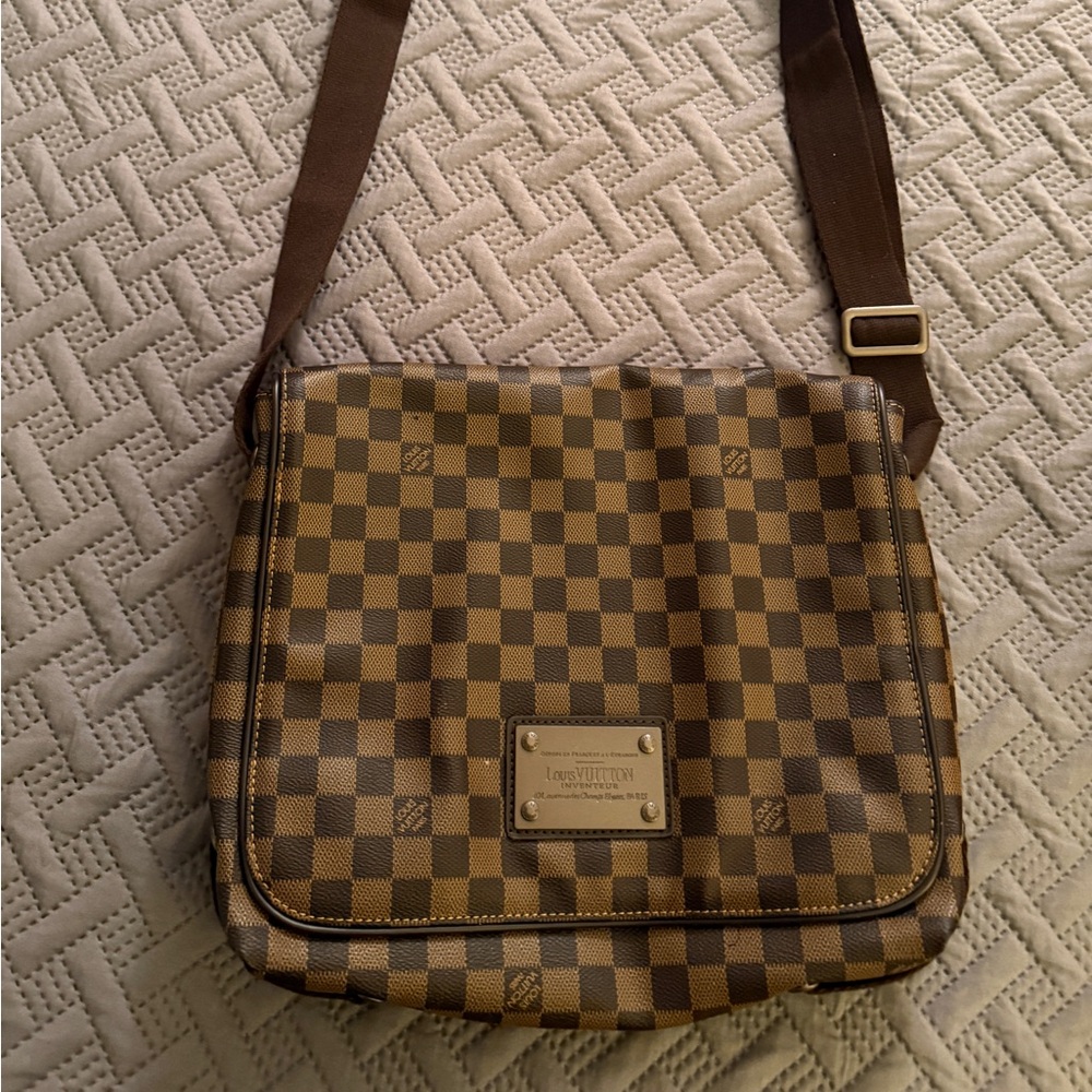 LV Brown Damier Canvas Messenger - Crossbody Bag